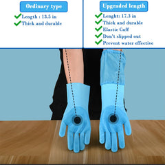 1TO3GO pet grooming gloves worn on hand with secure fit during baths