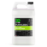 3D Fur Kleen spray bottle loosens embedded pet hair from fabrics for easy removal.