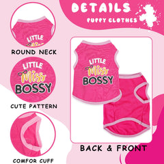 4Pieces Chihuahua Clothes cute small-dog pattern ideal for daily wear.