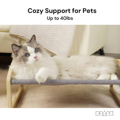 7 Ruby Road bamboo stand side view emphasizes durable anti-slip design and elevated height.