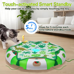 BENTOPAL cat toy chirping sounds entice curious cats during solo play