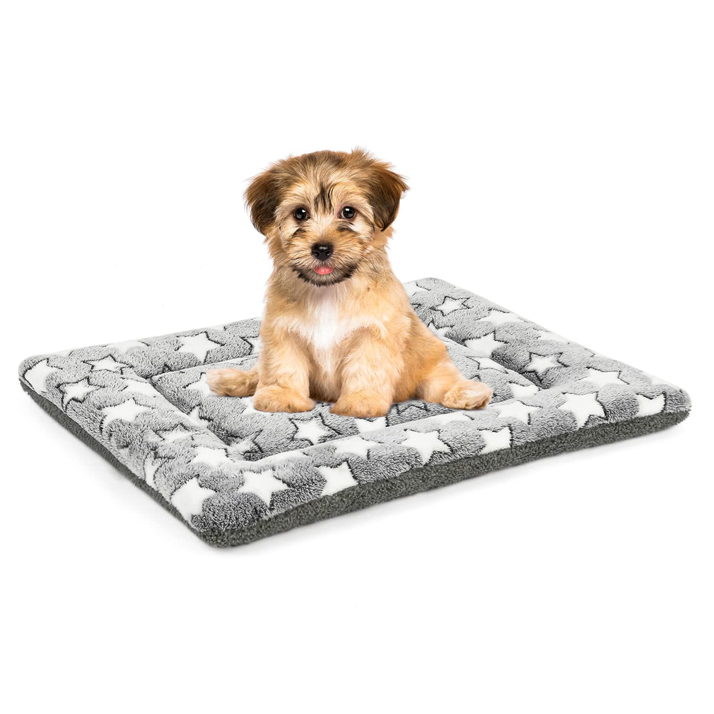 Kigmmro Dog Bed Mat soft flannel for cozy crate rest and gentle support