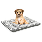 Kigmmro Dog Bed Mat soft flannel for cozy crate rest and gentle support