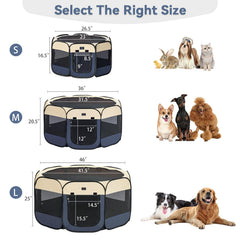 A 4 Pet pop-up dog playpen setup in seconds for quick outdoor play.