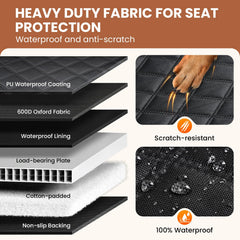 A-Pce breathable mesh window improves visibility and comfort for dogs during drives