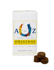 A To Z Horse Cookies original flavor cookie closeup showing soft texture ideal for easy pill popping