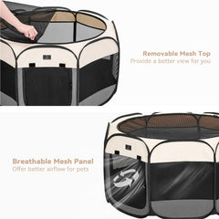A 4 Pet removable mesh top ensures airflow and secure containment.