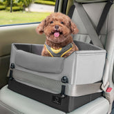A4Pet upgraded dog car seat with patent buckle for extra safety during travel.