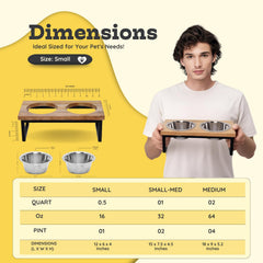 AASPIRE PETS anti-tip design helps keep bowls steady during meals.