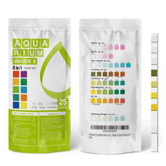 AAwipes aquarium test strips bottle for quick at-home water quality checks.