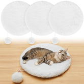 Abbylike 3-pack 14-round pet bed packshot highlights versatile cushions for multiple pets.