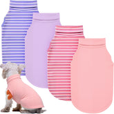 Abbylike dog shirts blush pink solid for cozy indoor warmth