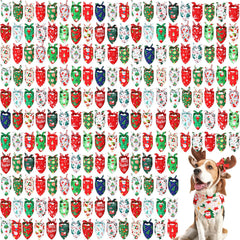 Abbylike Christmas bandana in red and green for festive photo props