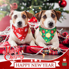 Abbylike Christmas dog bandana Snowflake design perfect for winter wear