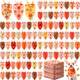 Abbylike fall dog bandana pumpkin pattern for festive photos and autumn gatherings