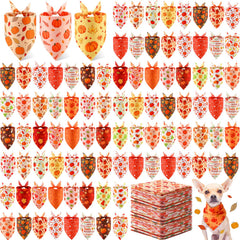 Abbylike fall dog bandana pumpkin pattern for festive photos and autumn gatherings