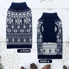 ABFEKIEA dog sweater turtleneck knitwear keeps pets cozy on chilly days