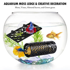 Abizoo Aquarium Moss Ledge showcases greenery and natural tank beauty.