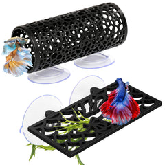 Abizoo Betta tunnel swim tube with soft edges enhances tank enrichment.