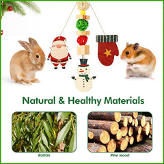 Abizoo Christmas rattan balls emphasizes natural texture to satisfy gnawing and play