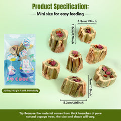 Abizoo organic alfalfa hay chew blend supports digestion and enrichment.