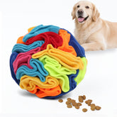 Ablechien Snuffle Ball setup for large dogs encourages sniff-and-search fun.