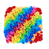 Ablechien Snuffle Mat with dense fleece strips enriches nosework and focused play.