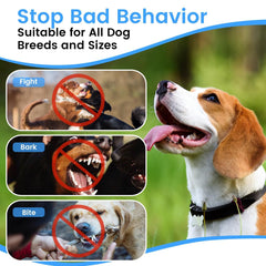 ABRKDOG LED light and deterrent image showcases night-time training and visibility aid.