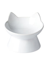 ABRUTY elevated cat bowl with 5oz capacity supports kittens’ meals