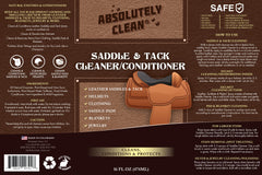 Absolutely Clean Enzymatic Leather Conditioner on boots nourishes leather and absorbs odors.