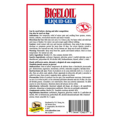 Absorbine Bigeloil Liniment Gel being applied for targeted muscle relief after a workout.