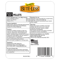 Absorbine Bute-Less dose scoop demonstrating easy daily administration.