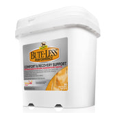 Absorbine Bute-Less pellets in tub demonstrate convenient daily inflammation support for training