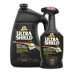 Absorbine UltraShield EX sprayer bottle ready for easy on-animal application and long-lasting protection