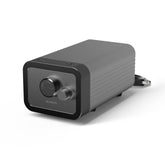 AC Infinity Air Pump 45GPH front view shows compact, energy-efficient aeration for hydroponics.