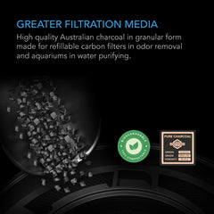 AC Infinity RC412 Australian charcoal 4in refill ready to scrub odors in filters