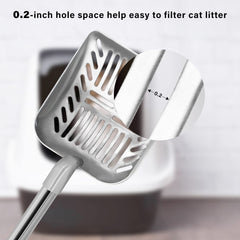 Acalu detachable scoop design saves space and adapts to various litter box sizes