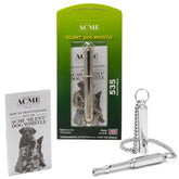 ACME original silent whistle 535 front view, compact design for outdoor training.