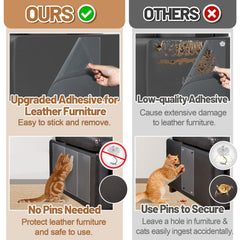 Acostop cat scratch protector for narrow space 6x17 fits bottom skirt area and protects edges