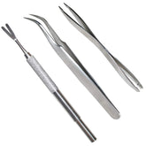 Acronde tick remover kit three-piece laid out for easy tick removal