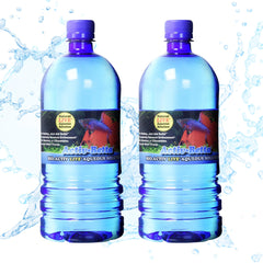 Activ Betta Water bottle pour shows easy dosing for healthy betta tanks.