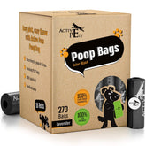 Active Pets lavender-scented extra-thick bags packaging showing eco-friendly design and leak-proof protection