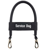 ActiveDogs bridge handle 12in attached to service vest for steady control