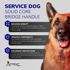 ActiveDogs rubber grip on handle enhances comfort during long training sessions