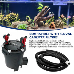 Adabuing ribbed hosing anti-kink design prevents collapsing and maintains flow
