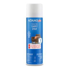 Adams Plus Flea & Tick Carpet Spray bottle ready to treat carpets for fleas.