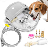 Ademon automatic water bowl with drain hole for easy cleaning on busy farms