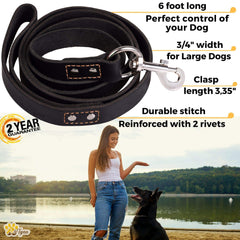 ADITYNA Leather Leash 360 clasp closeup highlights unmatched strength and secure attach.