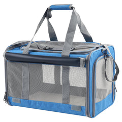 Adkyop large cat carrier top ventilation for cool travel