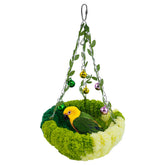 Admaison Bird Nest with Bell for Cage offers cozy resting space with a decorative bell.